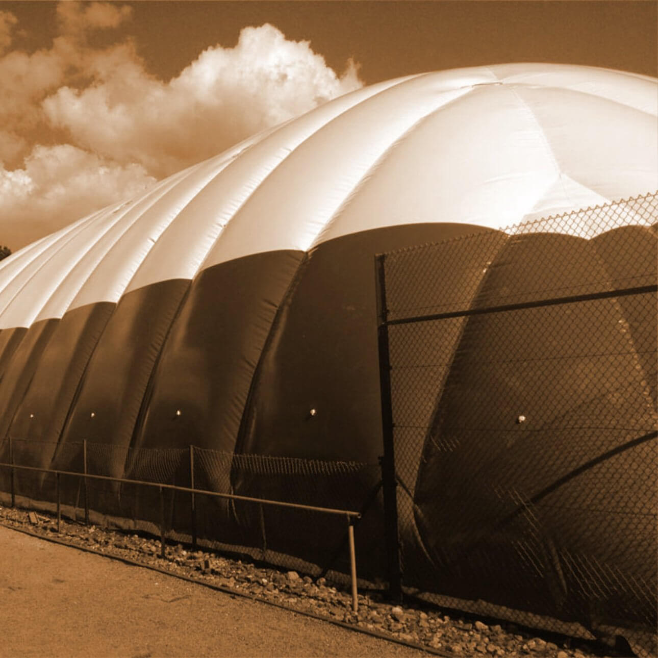 Воздухоопорные конструкции из ПВХ ткани