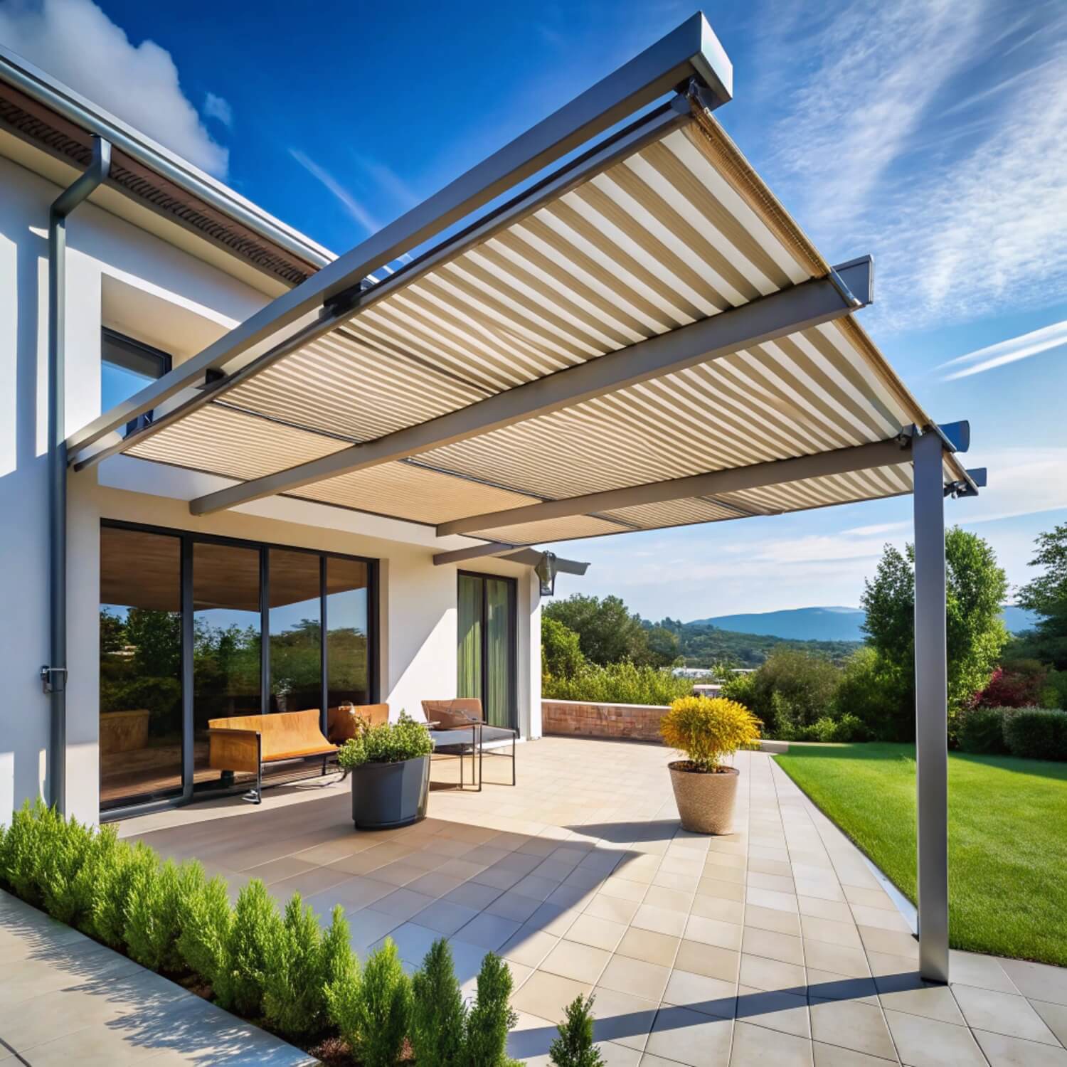 Почему производители тентовых конструкций выбирают ткань с ПВХ покрытием?