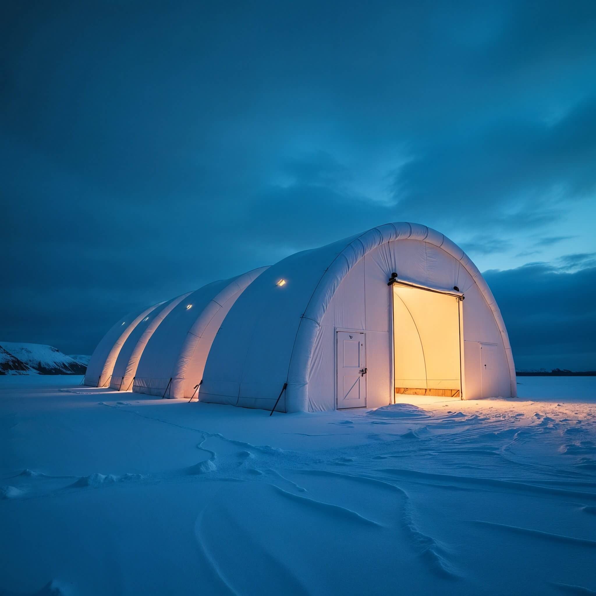 Ангары из ткани ПВХ: почему это выгодно?