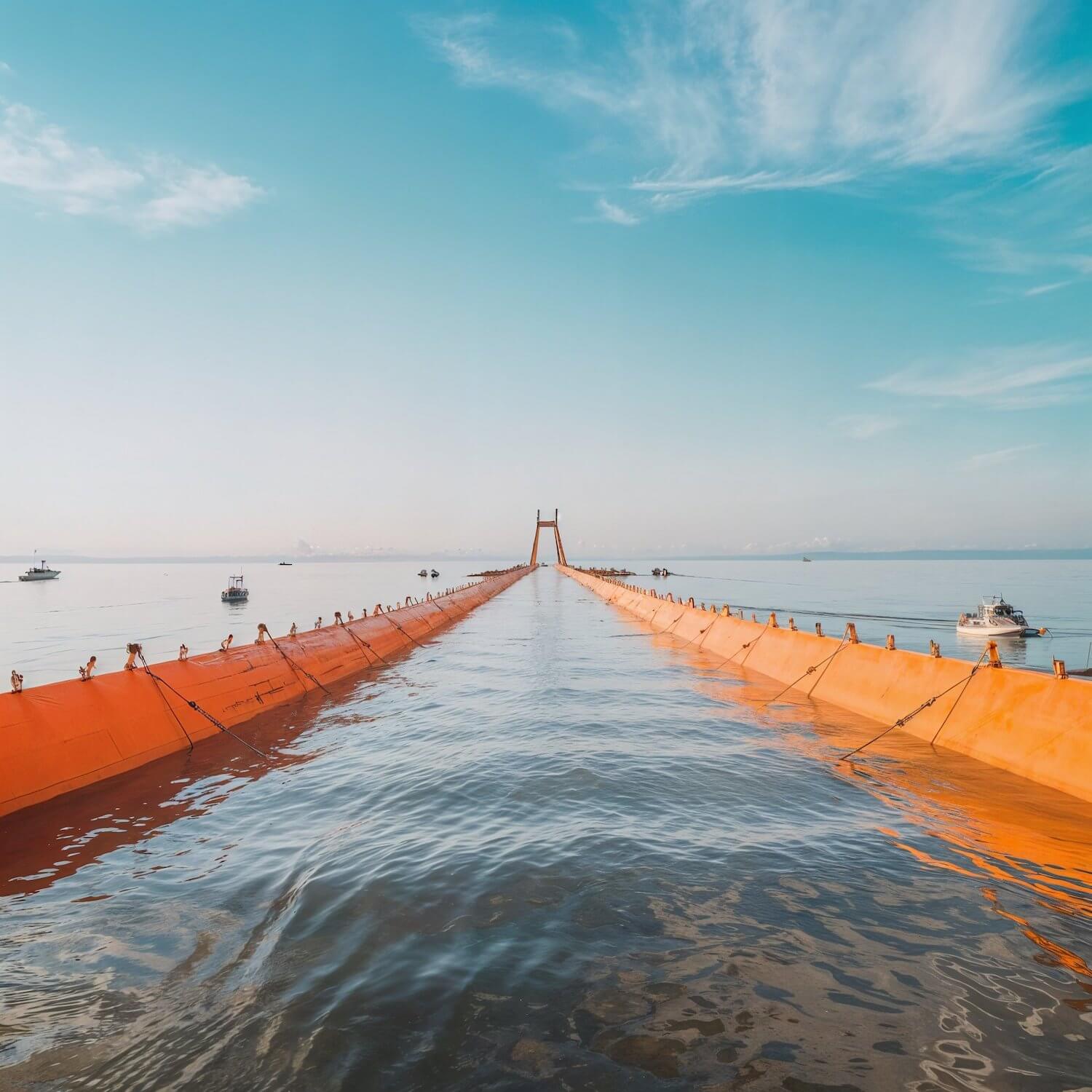 Боновые заграждения для нефтепродуктов: требования к материалам