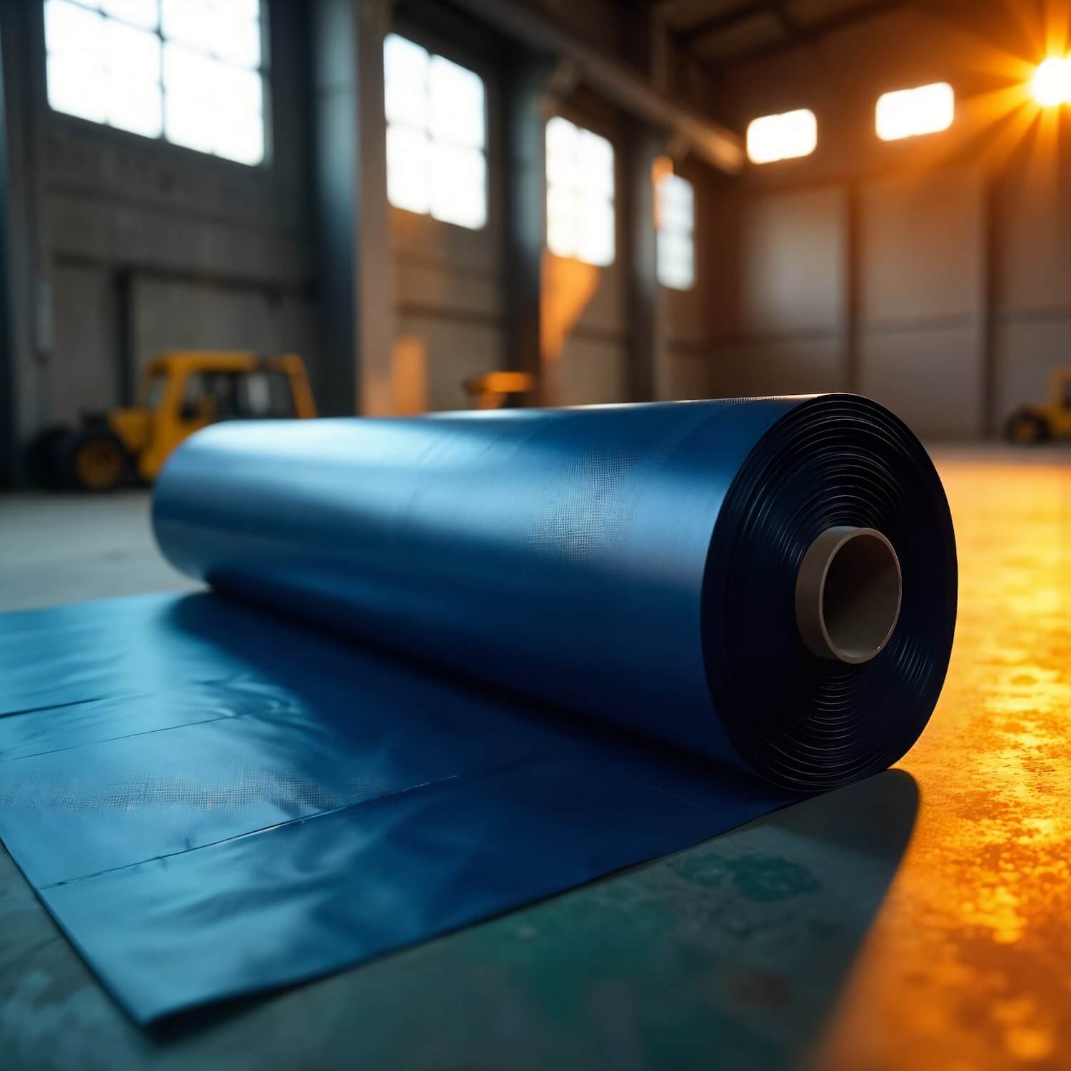 Производство технических тканей ПВХ на заводе Скантарп